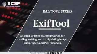 Kali Tools - Exiftool