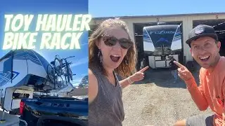 Toy Hauler Bike Rack Solution