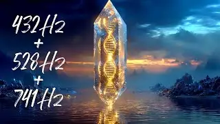 432Hz + 528Hz + 741Hz - Whole Body Regeneration - Restore Cells & Awaken Inner Healing