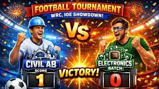 Kaun Jeetega bol rahe the&hellip;🏆 Civil AB ne dikha diya! Score: 1&ndash;0 💥[vlog 4] WRC,  FSU CUP Sports week! 