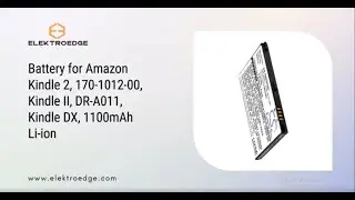 Battery for Amazon Kindle 2, 170-1012-00, Kindle II, DR-A011, Kindle DX, 1100mAh Li-ion