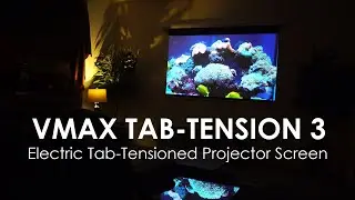 ♾️ Elite Screens VMAX Tab-Tension 3 | Electric Wall/Ceiling Projector Screen