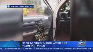 Hand Sanitizer Can Catch Fire If Left In Hot Car
