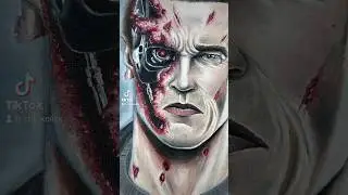 #art #terminator #1980s #painting #drawing  