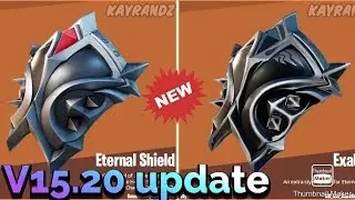 Fortnite season 5 v15.20 update new eternal shield super level (on) style