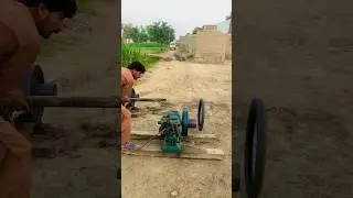 Cry help accident 😱😱😱 new diesel engine start wheel 🛞 accident 😱😱😱😱