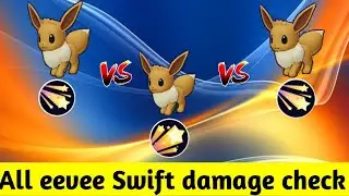 All eevee Swift damage check of new version|which will win 🏆