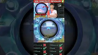 DOK SENSITIVITY SETTING 🔥 #bgmi #pubgm #dok