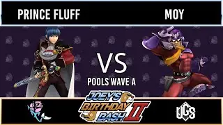 Joey's Birthday Bash 2  -  Pools Wave A  -  Prince Fluff(Marth) Vs. Moy(Captain Falcon)