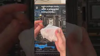 Thermal Paste Wipes! Arctic MX Cleaner #shorts #pc #pcgaming #pcrepair