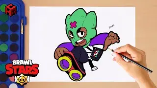 How to draw Ollie | Step by step | Easy drawing | Brawl Stars