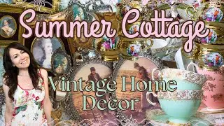 SUMMER COTTAGE VINTAGE HOME DECOR | *BIGGEST* HAUL EVER! Thrifting + Estate Sale Antique Finds 2025
