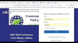 Whova Demo for the IGGP Conference