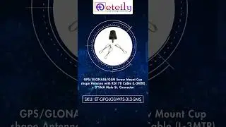 🚀 Triple Connector Antenna for Navigation & Communication #gpsantenna #gsmantenna #screwmountantenna