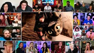 Hiccup Rescues Toothless Full Scene | How to Train Your Dragon: The Hidden World‎ reaction mashup