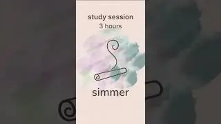 simmer | study session &middot; 3 hours #shorts #3hourstudymix #studymusic #studysession