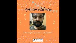 How did I get job during this Pandemic | Sanjay S - Qwikcilver | Interview Cracker #shorts