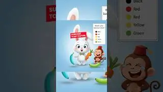 Magic Color Banana 🍌 | Funny Cartoon 😂#Kahniqo #CartoonShorts #KidsCartoon #FunnyCartoon #Shorts
