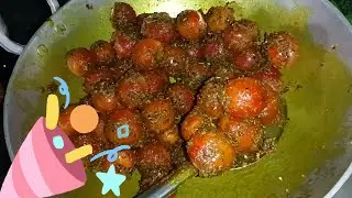Instant Red Plum Pickle: Alu Bukhara ka kachha achar: आलू बुखारा अचार: Aloo Bukhara Pickle