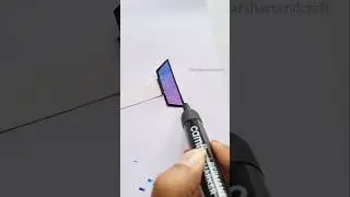 Bts bookmark💜/ paper bookmark #bookmark #papercraft #viralvideo #trendingshorts
