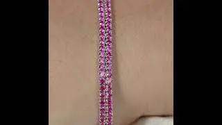 Two Row Ruby Tennis Bracelet (OJB5003RB)