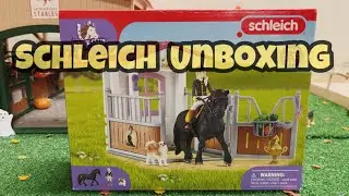 Распаковка лошади Schleich ~Коробка с лошадью, Тори и принцессой~