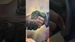 &ldquo;Handsnakes&rdquo; 24&rdquo;x30&rdquo; Oil on canvas. &copy;️2023 #ogabel