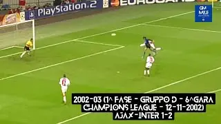 2002-03 (Gruppo D - 6^ #CL - 12-11-2002) Ajax-INTER 1-2 [Crespo,Crespo,Aut.Córdoba] Gol '2' Ned