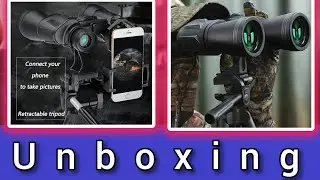 Unboxing Binoculares LANDVIEW 10x50  56m/1000m  de AliExpress. Buena relaci&oacute;n calidad precio