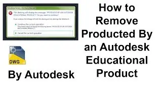 How to Remove Product an Autodesk Educational Product