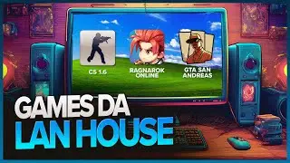 OS 10 JOGOS mais IC&Ocirc;NICOS das LAN HOUSES nos ANOS 2000 🎮💻
