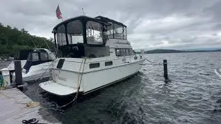 1987 Carver 3607 Aft Cabin “Classic” walk-around