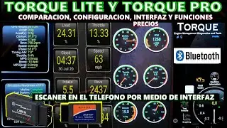 Torque Pro y Torque Lite instalacion comparacion y funciones (Escaner Bluetooth OBD2 en el telefono)
