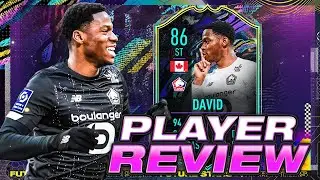 THE BEST VALUE STRIKER ON FIFA 21?! FUT FUTURE STARS 86 DAVID FIFA 21 PLAYER REVIEW