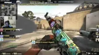 CSGO pashaBiceps playing Matchmaking with shroud & summit1g on Dust2 (2014)