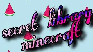 secret library in minecraft survival series// Red stone build// #minecrafttutorial #minecraftmemes