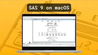 [60s Demo] Running SAS 9 on MacBook Air with Apple Silicon (M1 / M2 /M3 / M4)