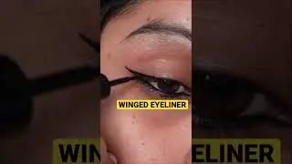 How to draw Winged Eyeliner|Winged eyeliner method| Winged eyes|Easy winged look
