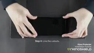 RhinoShield 9H 3D Glass Screen Protector Installation Tutorial
