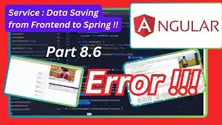 Error !! Angular : While Saving Data from Frontend Form to Spring Backend | Way to Full Stack