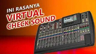 belajar mixer digital  Virtual Cek Sound Mixing Behringer X32 -  multitrack x32