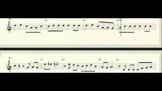 All About That Bass Trumpet or T. Sax (Easy Key) (real trumpet sound)