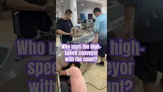 Counting conveyors that are faster than money counting machines #technology #machine #feeder #maker