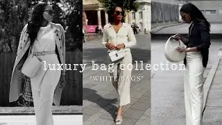 My Luxury Handbag Collection 2023 | Affordable & Classy White Bags