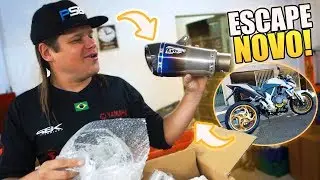 MEU NOVO ESCAPE DA CB1000 CHEGOU 😍 *4.000 reais* ‹ Bruno Garcia ›
