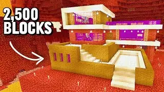 The World’s Largest Nether Mansion In Minecraft!