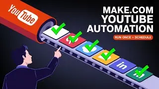 Automate YouTube to social with Make.com: Import blueprint, connect OpenAI, schedule posts