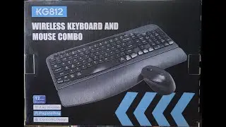 Dongguan Kong Ge Hangjian Technology Co, Ltd KG812 Wireless Ergonomic Wave Keyboard & Mouse Combo...