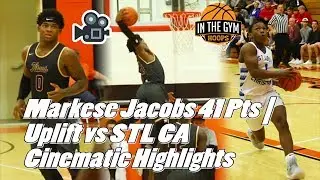 Markese Jacobs Drops an EASY 41! Cinematic Highlights Uplift Chicago vs STL Christian Academy