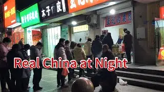 Real China at Night: Street Food, Crowds, and Daily Life